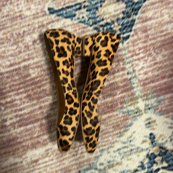 J.crew leopard cheetah calf hair printed flats 6.5 - Picture 5 of 5